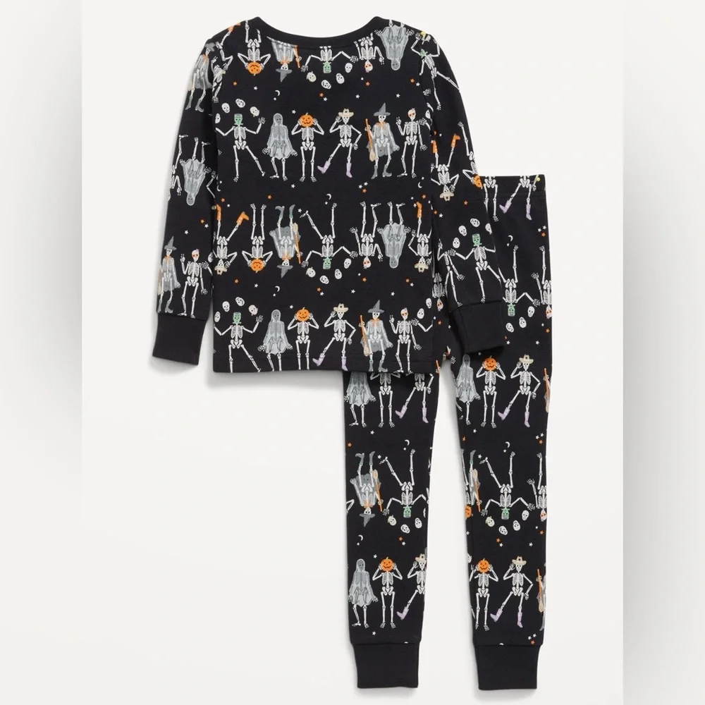 Old Navy Halloween Skeleton Pajama Set 3T